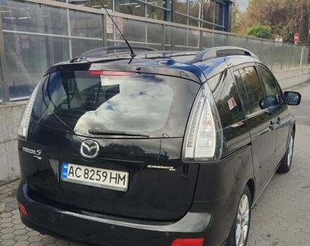 Черный Мазда 5, объемом двигателя 2 л и пробегом 244 тыс. км за 6700 $, фото 1 на Automoto.ua