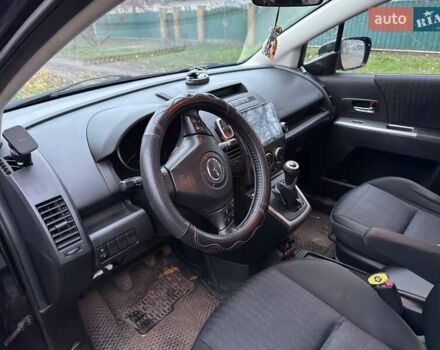 Черный Мазда 5, объемом двигателя 2 л и пробегом 228 тыс. км за 6700 $, фото 5 на Automoto.ua