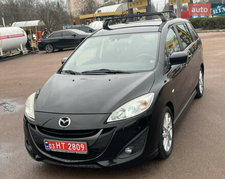 Черный Мазда 5, объемом двигателя 2 л и пробегом 210 тыс. км за 8100 $, фото 3 на Automoto.ua