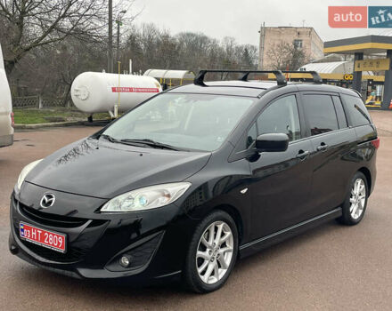 Черный Мазда 5, объемом двигателя 2 л и пробегом 210 тыс. км за 8100 $, фото 1 на Automoto.ua
