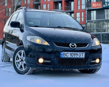 Черный Мазда 5, объемом двигателя 1.8 л и пробегом 254 тыс. км за 2999 $, фото 1 на Automoto.ua