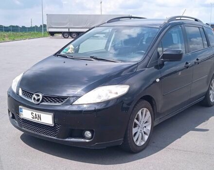 Чорний Мазда 5, об'ємом двигуна 2 л та пробігом 285 тис. км за 4300 $, фото 1 на Automoto.ua