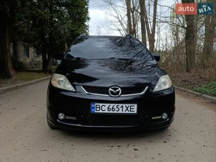 Черный Мазда 5, объемом двигателя 1.8 л и пробегом 260 тыс. км за 4000 $, фото 1 на Automoto.ua
