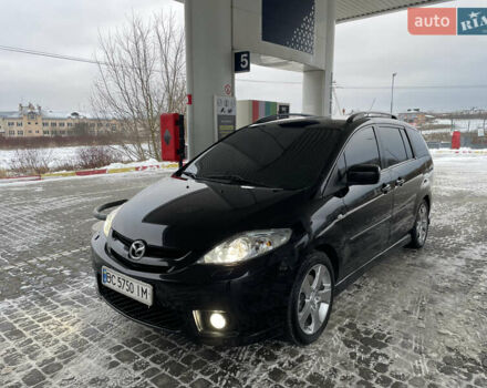Черный Мазда 5, объемом двигателя 2 л и пробегом 325 тыс. км за 4800 $, фото 1 на Automoto.ua