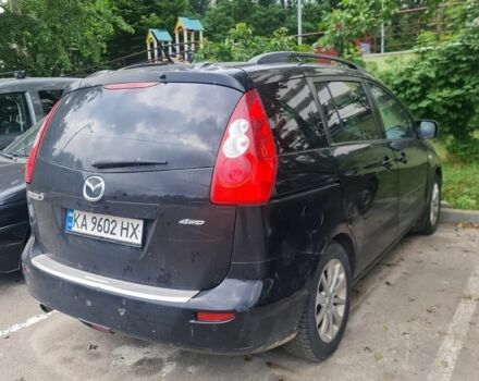 Черный Мазда 5, объемом двигателя 2 л и пробегом 214 тыс. км за 4500 $, фото 1 на Automoto.ua
