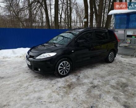 Черный Мазда 5, объемом двигателя 2 л и пробегом 227 тыс. км за 5000 $, фото 1 на Automoto.ua