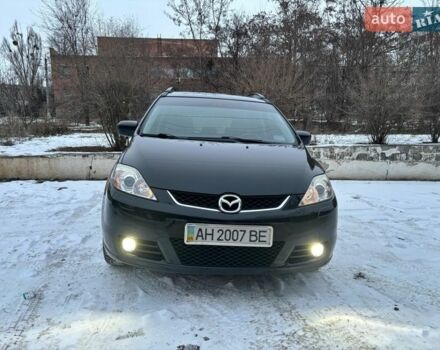 Черный Мазда 5, объемом двигателя 2 л и пробегом 290 тыс. км за 4100 $, фото 1 на Automoto.ua