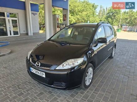 Чорний Мазда 5, об'ємом двигуна 2 л та пробігом 217 тис. км за 6500 $, фото 1 на Automoto.ua