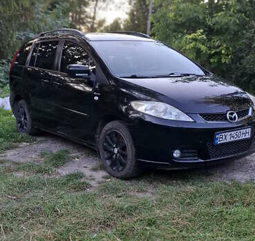 Черный Мазда 5, объемом двигателя 1.8 л и пробегом 239 тыс. км за 5300 $, фото 1 на Automoto.ua