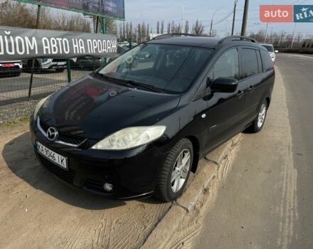 Черный Мазда 5, объемом двигателя 1.8 л и пробегом 256 тыс. км за 4700 $, фото 1 на Automoto.ua