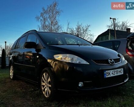 Черный Мазда 5, объемом двигателя 2 л и пробегом 280 тыс. км за 4500 $, фото 1 на Automoto.ua