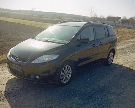 Черный Мазда 5, объемом двигателя 1.99 л и пробегом 280 тыс. км за 4400 $, фото 1 на Automoto.ua