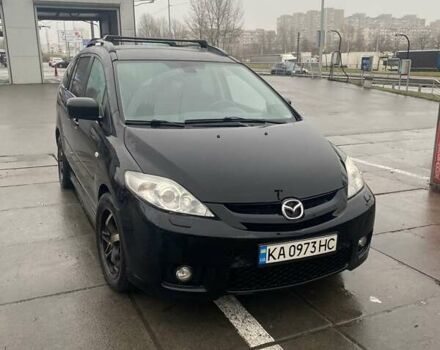 Черный Мазда 5, объемом двигателя 2 л и пробегом 450 тыс. км за 5500 $, фото 1 на Automoto.ua
