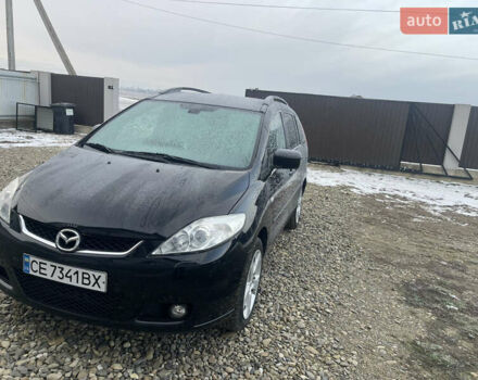 Черный Мазда 5, объемом двигателя 2 л и пробегом 245 тыс. км за 5500 $, фото 1 на Automoto.ua