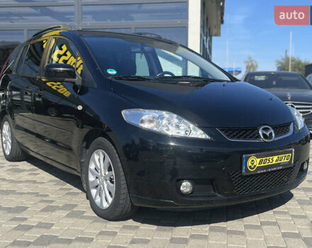 Чорний Мазда 5, об'ємом двигуна 2 л та пробігом 221 тис. км за 6800 $, фото 1 на Automoto.ua
