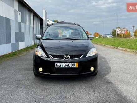 Черный Мазда 5, объемом двигателя 2 л и пробегом 220 тыс. км за 6500 $, фото 1 на Automoto.ua