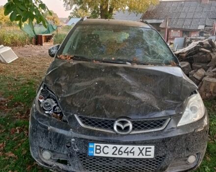 Черный Мазда 5, объемом двигателя 2 л и пробегом 384 тыс. км за 1807 $, фото 1 на Automoto.ua