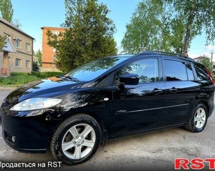 Черный Мазда 5, объемом двигателя 1.8 л и пробегом 200 тыс. км за 5500 $, фото 1 на Automoto.ua