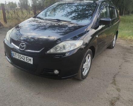 Черный Мазда 5, объемом двигателя 2 л и пробегом 227 тыс. км за 5200 $, фото 1 на Automoto.ua