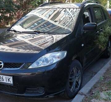 Черный Мазда 5, объемом двигателя 2 л и пробегом 302 тыс. км за 4500 $, фото 1 на Automoto.ua