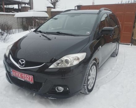 Черный Мазда 5, объемом двигателя 2 л и пробегом 182 тыс. км за 7150 $, фото 1 на Automoto.ua