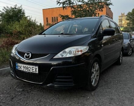 Черный Мазда 5, объемом двигателя 2 л и пробегом 230 тыс. км за 5500 $, фото 1 на Automoto.ua