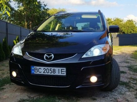 Черный Мазда 5, объемом двигателя 2 л и пробегом 263 тыс. км за 5300 $, фото 1 на Automoto.ua