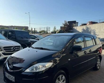 Черный Мазда 5, объемом двигателя 1.8 л и пробегом 238 тыс. км за 4750 $, фото 1 на Automoto.ua