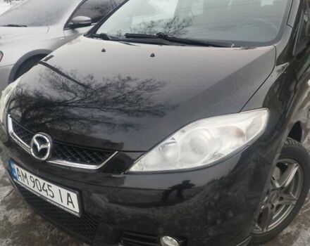 Черный Мазда 5, объемом двигателя 1.8 л и пробегом 265 тыс. км за 4999 $, фото 1 на Automoto.ua