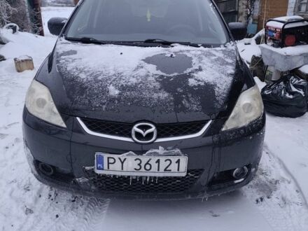 Черный Мазда 5, объемом двигателя 2 л и пробегом 294 тыс. км за 1600 $, фото 1 на Automoto.ua