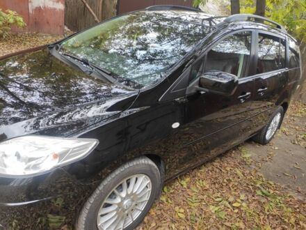 Черный Мазда 5, объемом двигателя 2 л и пробегом 212 тыс. км за 7200 $, фото 1 на Automoto.ua