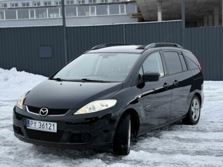 Черный Мазда 5, объемом двигателя 2 л и пробегом 300 тыс. км за 3450 $, фото 1 на Automoto.ua
