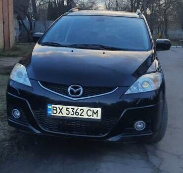 Черный Мазда 5, объемом двигателя 2 л и пробегом 230 тыс. км за 6200 $, фото 1 на Automoto.ua