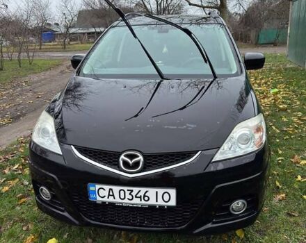 Черный Мазда 5, объемом двигателя 2 л и пробегом 228 тыс. км за 6700 $, фото 1 на Automoto.ua