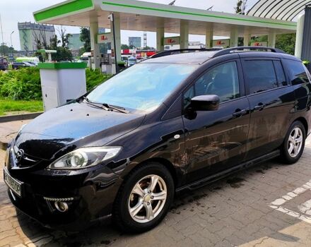 Черный Мазда 5, объемом двигателя 2 л и пробегом 265 тыс. км за 8900 $, фото 1 на Automoto.ua