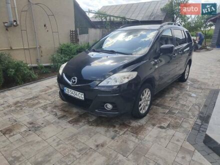 Черный Мазда 5, объемом двигателя 2 л и пробегом 357 тыс. км за 5200 $, фото 1 на Automoto.ua