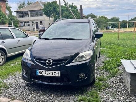 Чорний Мазда 5, об'ємом двигуна 2 л та пробігом 264 тис. км за 6000 $, фото 1 на Automoto.ua