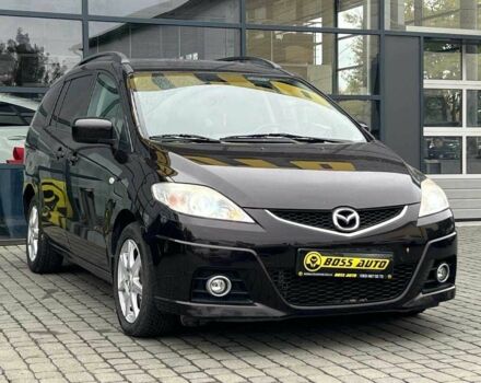 Черный Мазда 5, объемом двигателя 2 л и пробегом 161 тыс. км за 8000 $, фото 1 на Automoto.ua