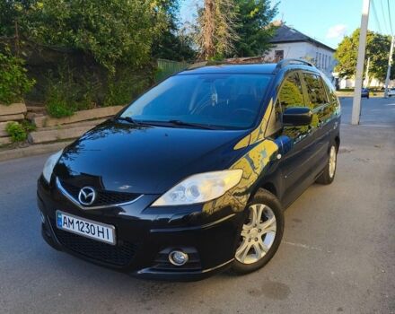 Черный Мазда 5, объемом двигателя 2 л и пробегом 285 тыс. км за 5399 $, фото 1 на Automoto.ua