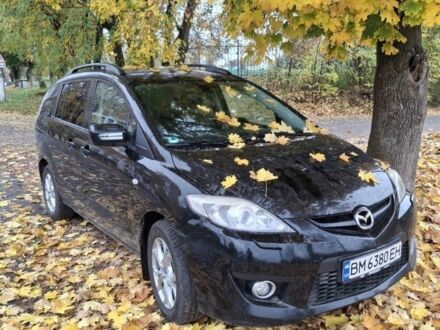 Черный Мазда 5, объемом двигателя 2 л и пробегом 215 тыс. км за 5696 $, фото 1 на Automoto.ua