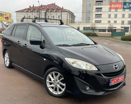 Черный Мазда 5, объемом двигателя 2 л и пробегом 210 тыс. км за 8100 $, фото 1 на Automoto.ua
