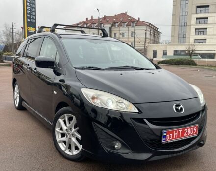 Черный Мазда 5, объемом двигателя 2 л и пробегом 210 тыс. км за 7950 $, фото 1 на Automoto.ua