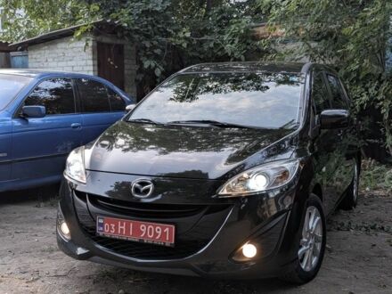 Черный Мазда 5, объемом двигателя 1.8 л и пробегом 216 тыс. км за 8350 $, фото 1 на Automoto.ua