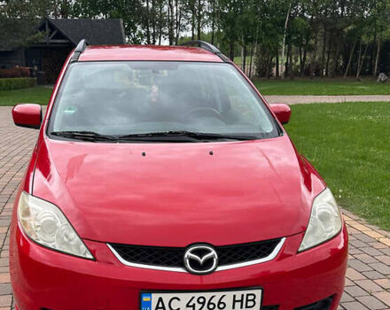 Красный Мазда 5, объемом двигателя 1.8 л и пробегом 205 тыс. км за 5500 $, фото 3 на Automoto.ua