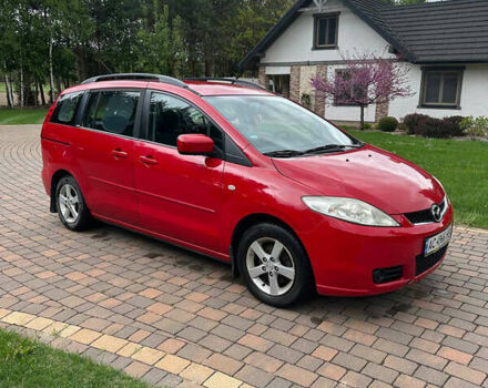 Красный Мазда 5, объемом двигателя 1.8 л и пробегом 205 тыс. км за 5500 $, фото 1 на Automoto.ua