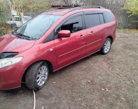 Красный Мазда 5, объемом двигателя 2 л и пробегом 210 тыс. км за 6500 $, фото 2 на Automoto.ua