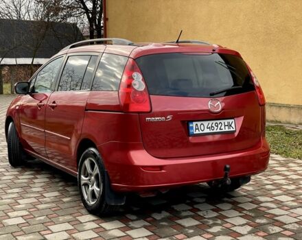 Красный Мазда 5, объемом двигателя 2 л и пробегом 290 тыс. км за 4300 $, фото 2 на Automoto.ua