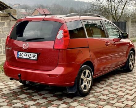 Красный Мазда 5, объемом двигателя 2 л и пробегом 290 тыс. км за 4300 $, фото 3 на Automoto.ua