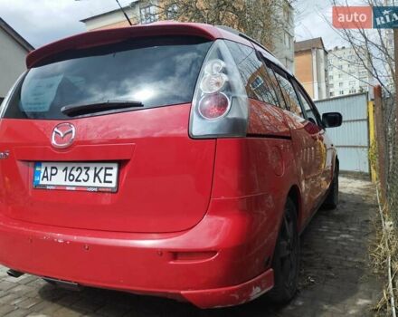 Красный Мазда 5, объемом двигателя 2 л и пробегом 342 тыс. км за 4200 $, фото 2 на Automoto.ua