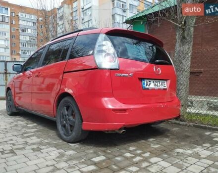Красный Мазда 5, объемом двигателя 2 л и пробегом 342 тыс. км за 4200 $, фото 1 на Automoto.ua